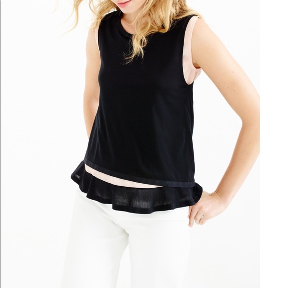 J Crew Double-hem tank top. Size Small - Picture 2 of 8